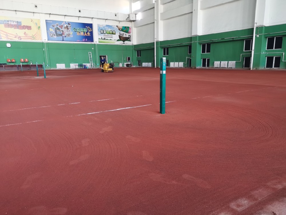红土网球场地永久线施工工艺